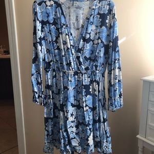 Old Navy floral wrap dress